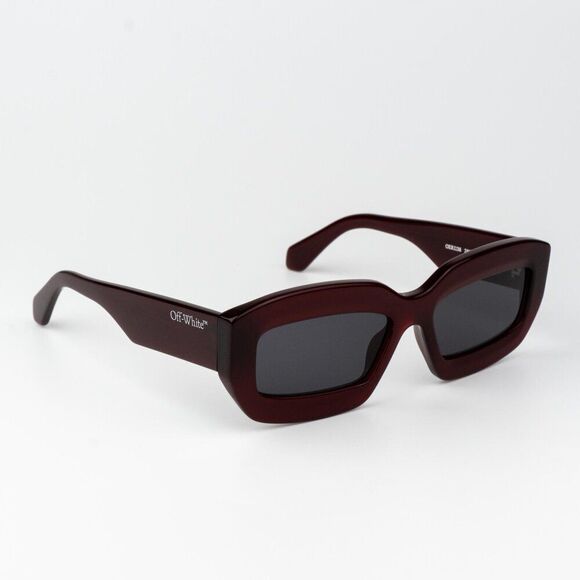 Off-White CHARLOTTE Women Sunglasses Burgundy Grey Rectangle OERI138 CHARLOTTE main image 6